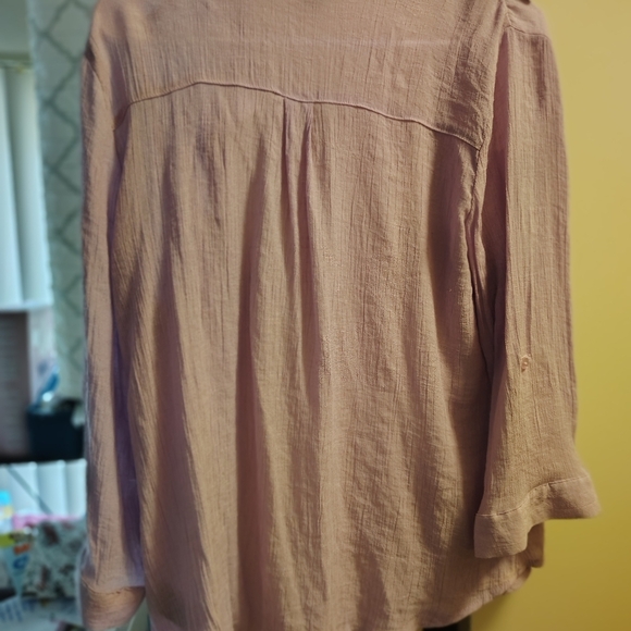 Beware extra large lavender shirt women's button down - Picture 4 of 4